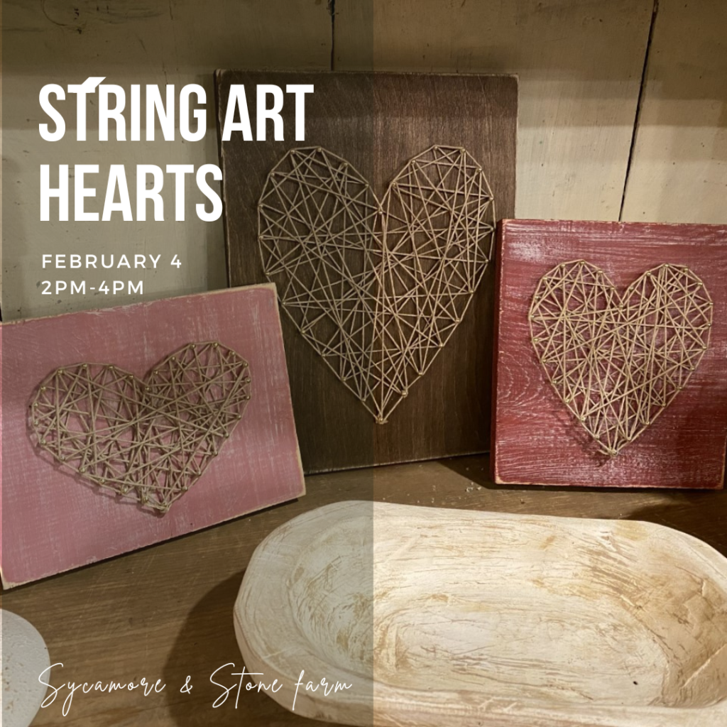 DIY String Art Hearts with Lori - Showit Blog